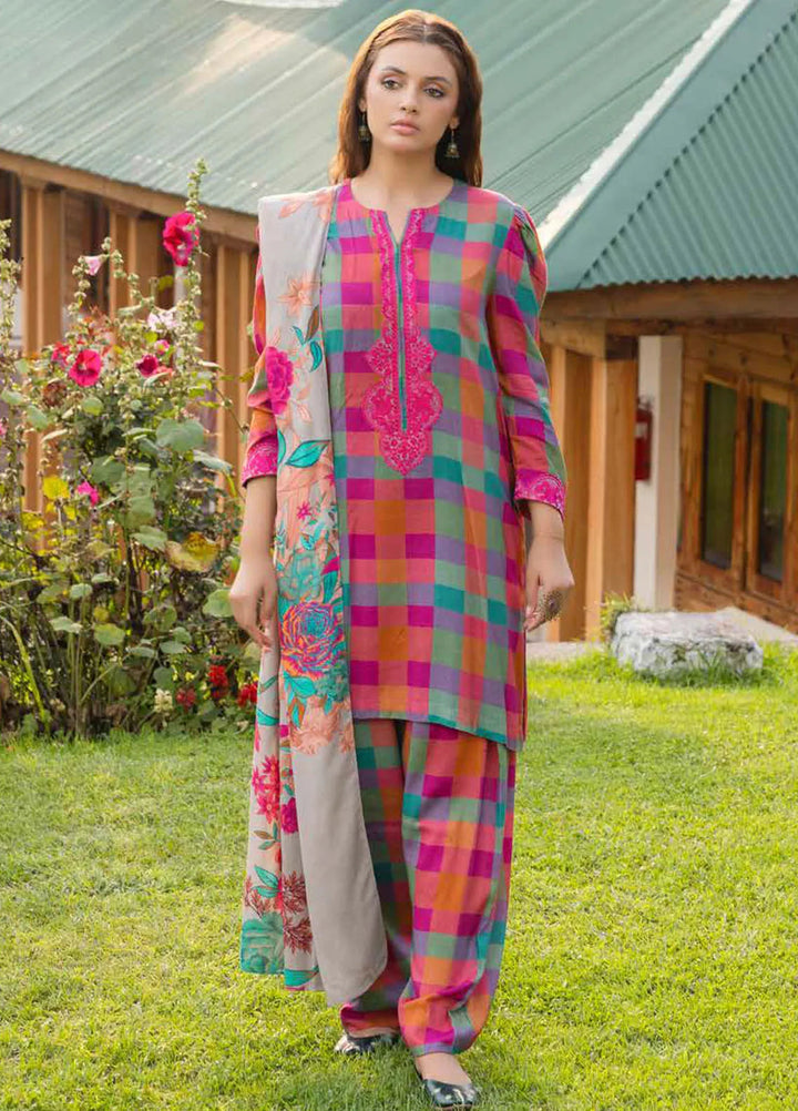 Aniiq By Charizma Embroidered Staple Suit Unstitched 3 Piece CRZ24A ANW4-10 - Winter Collection
