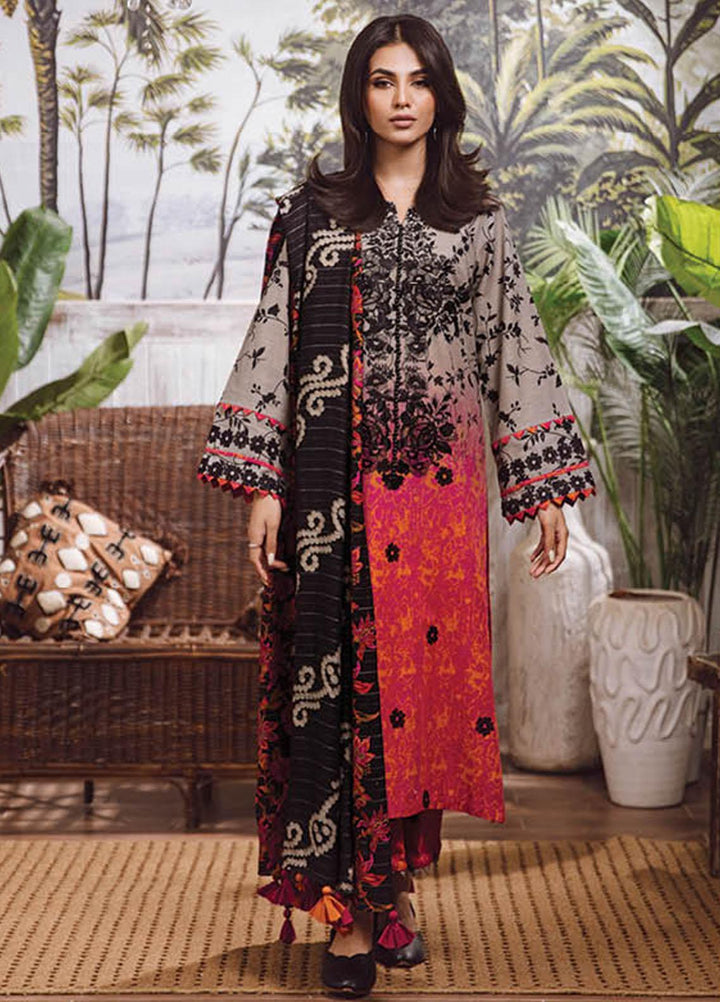 Aniq By Charizma Embroidered Khaddar Suits Unstitched 3 Piece CRZ23AQK-2 ANW-12 - Winter Collection