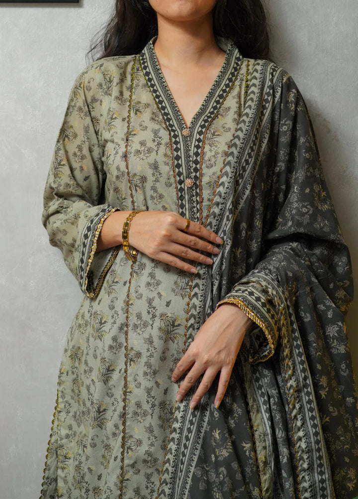 Annafeu Apparels Printed Cambric Suits Unstitched 3 Piece ICV01-002 - Summer Collection