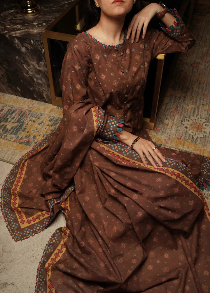 Annafeu Apparels Printed Cambric Suits Unstitched 3 Piece ICV01-004 - Summer Collection