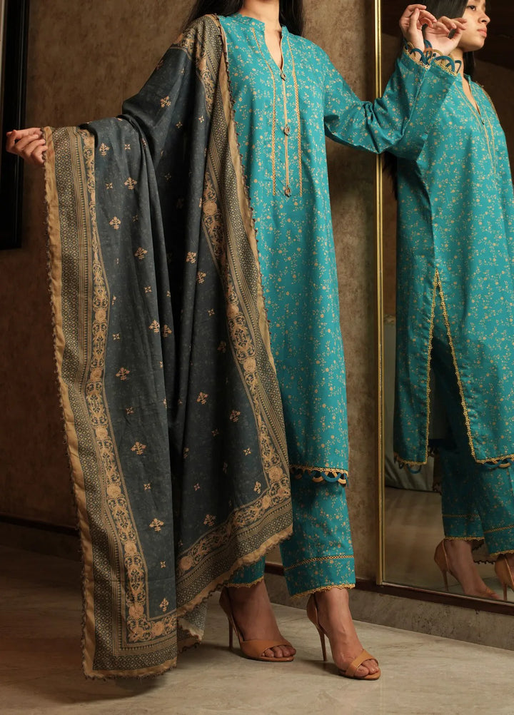 Annafeu Apparels Printed Cambric Suits Unstitched 3 Piece ICV01-008 - Summer Collection