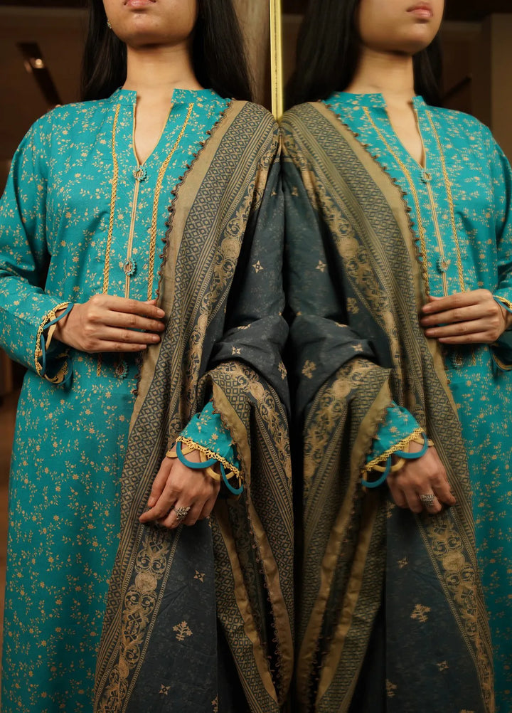 Annafeu Apparels Printed Cambric Suits Unstitched 3 Piece ICV01-008 - Summer Collection