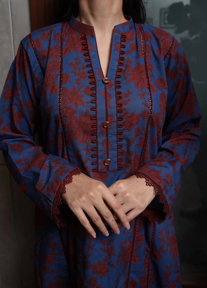 Annafeu Apparels Printed Cambric Suits Unstitched 3 Piece ICV01-009 - Summer Collection