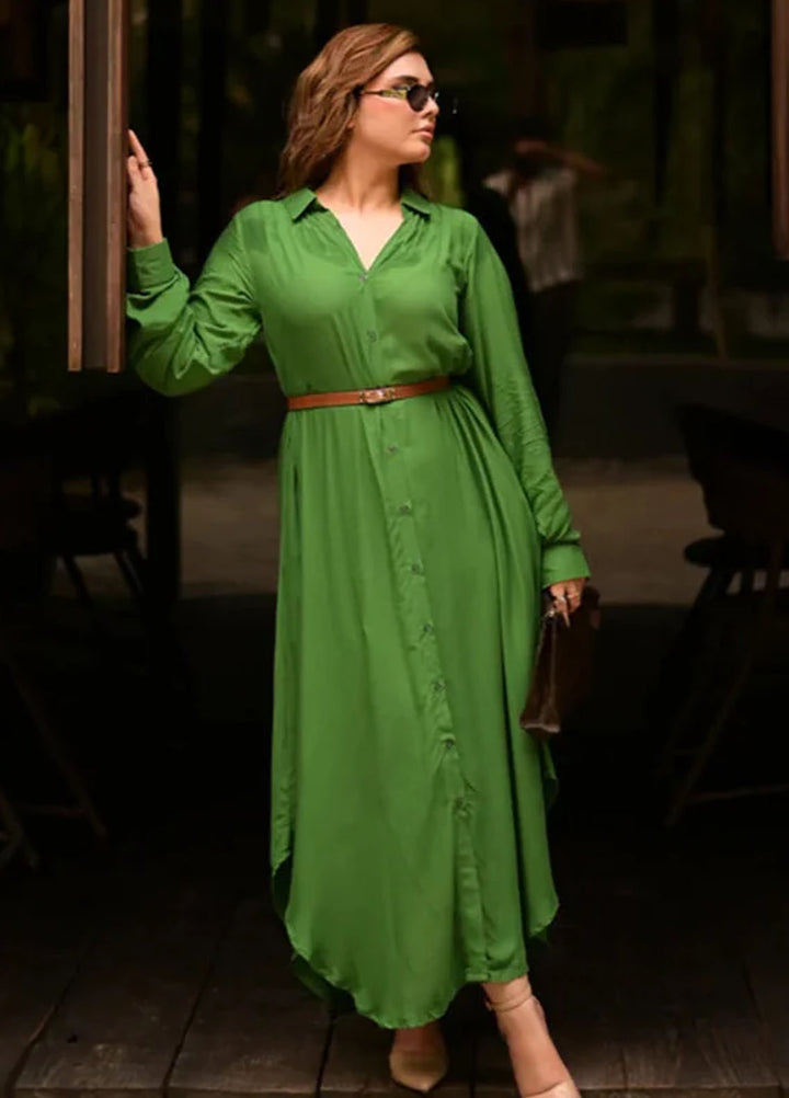 Apricocia Pret Plain Linen 1 Piece Green Dream