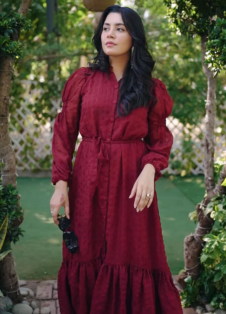 Apricocia Pret Printed Chiffon 1 Piece  Ruby Rose