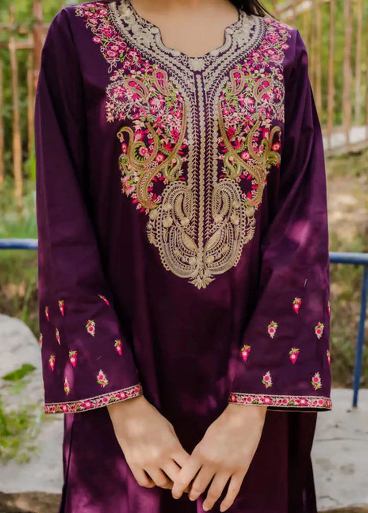 AR Apparel Pret Embroidered Cotton Cambric 3 Piece Suit ARG-0024-01