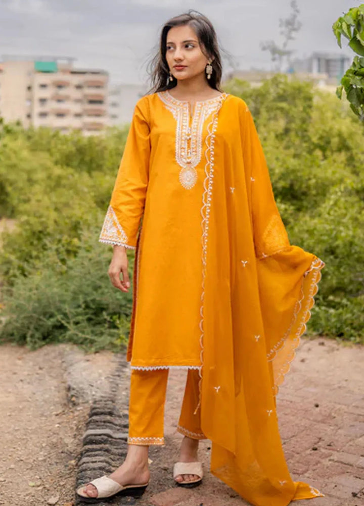 AR Apparel Pret Embroidered Cotton Cambric 3 Piece Suit ARG-0024-02