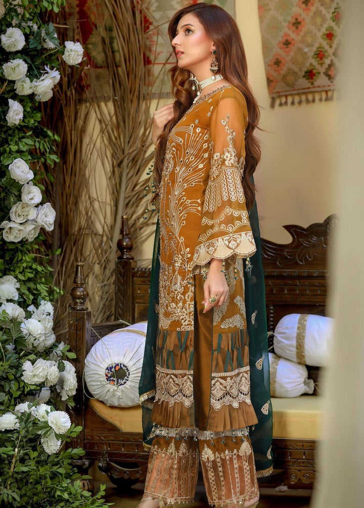 Areesha Embroidered  Suits Unstitched 3 Piece ARE22-P16 1 Carrot - Premium Collection