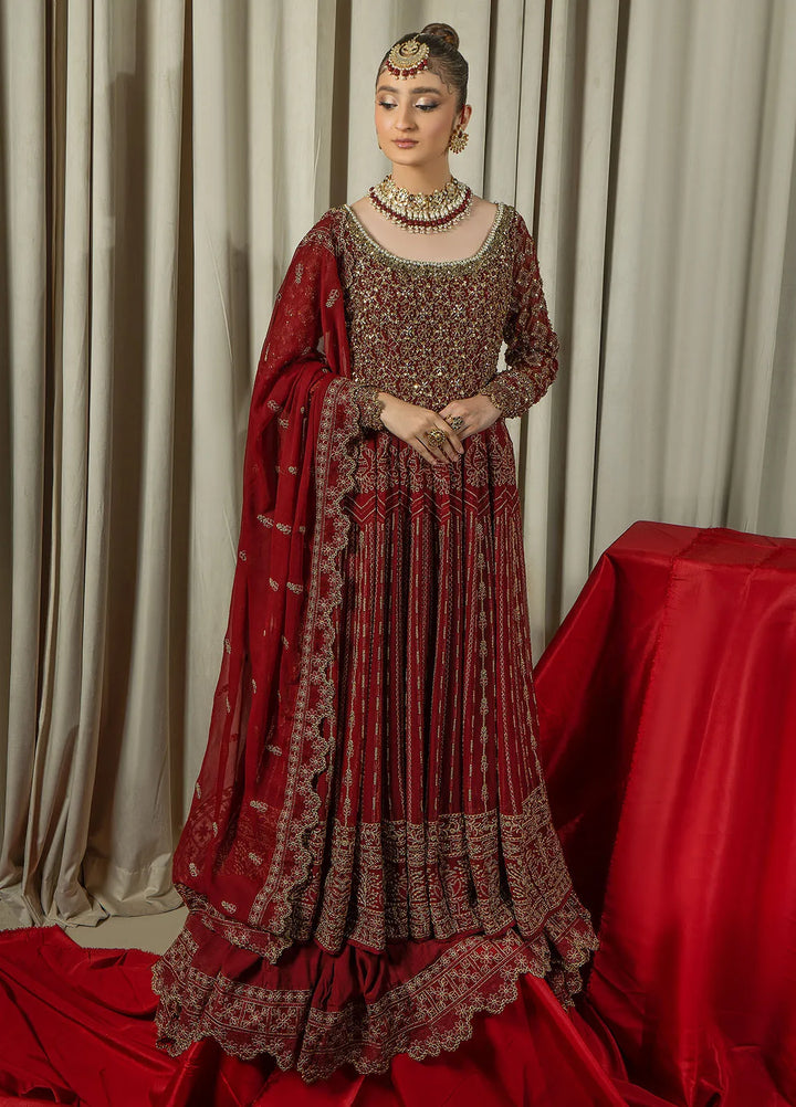 Arif Ashraf Pret Embroidered Chiffon 3 Piece Suit Manavati