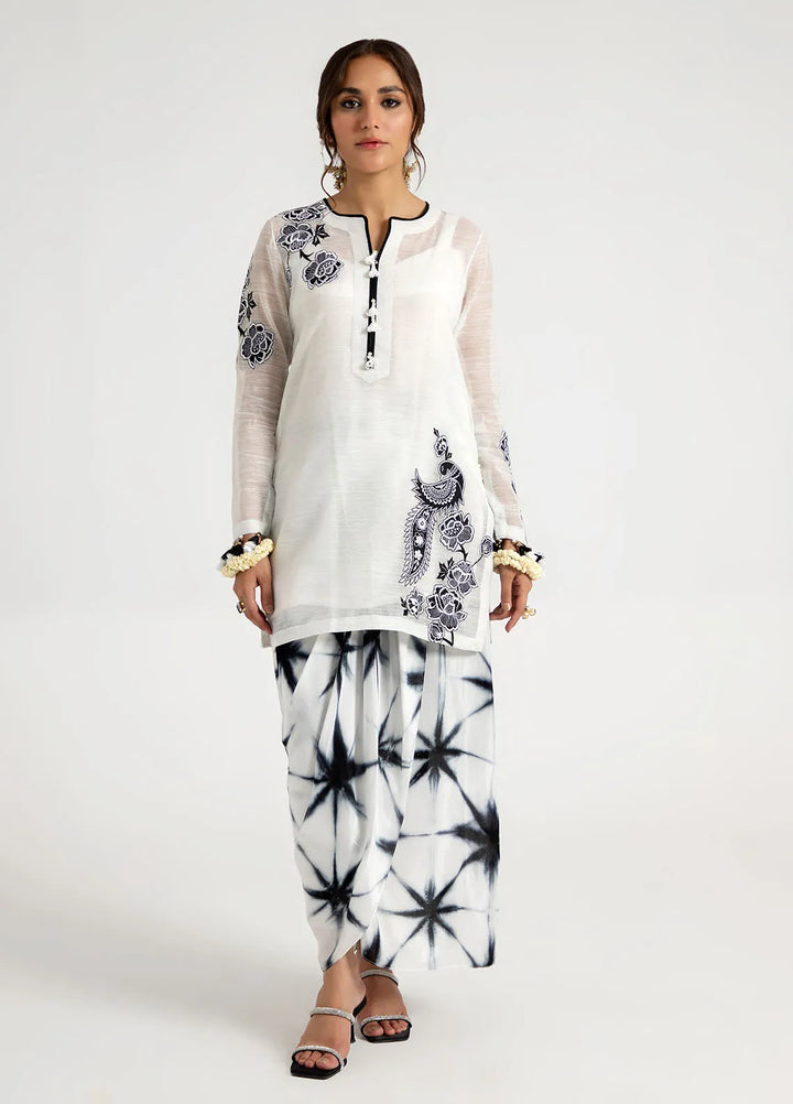 Arif Ashraf Pret Embroidered Cotton Silk 2 Piece Suit Meshki