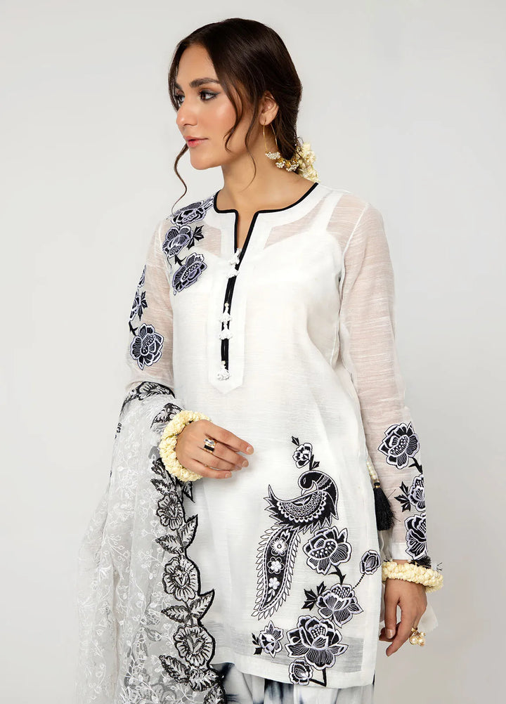 Arif Ashraf Pret Embroidered Cotton Silk 2 Piece Suit Meshki