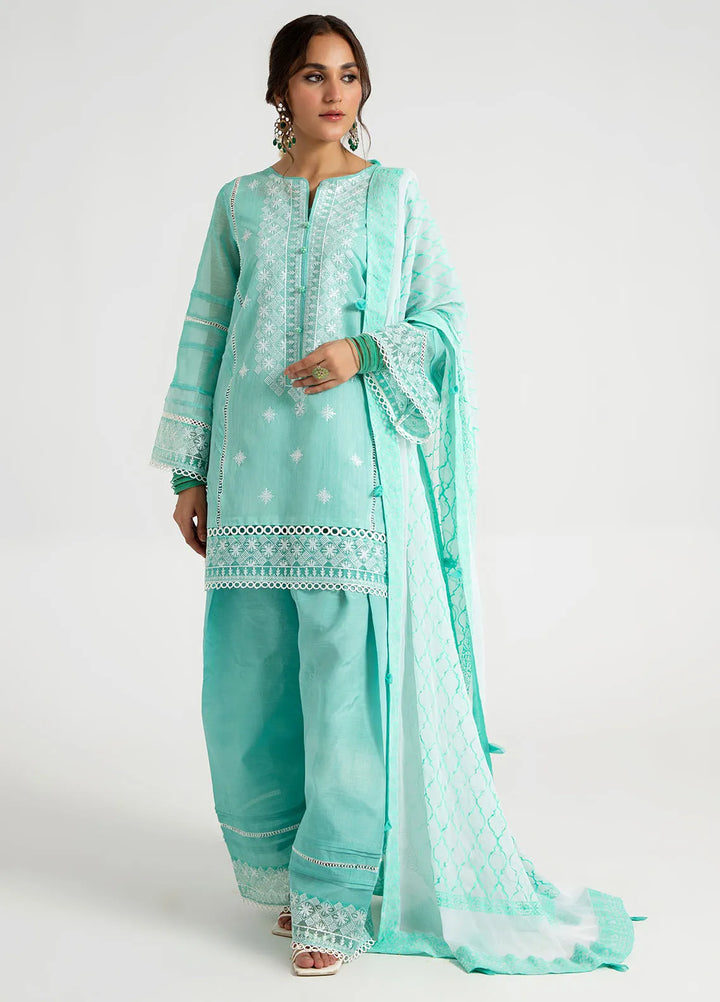 Arif Ashraf Pret Embroidered Cotton Silk 3 Piece Suit Aabi