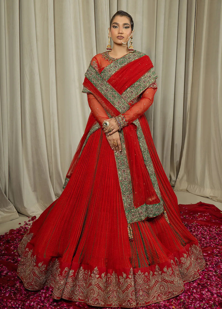 Arif Ashraf Pret Embroidered Crush 2 Piece Suit Mubarika