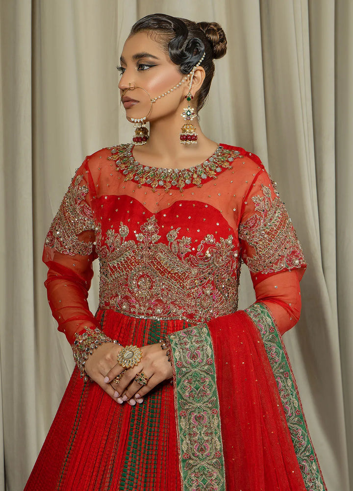 Arif Ashraf Pret Embroidered Crush 2 Piece Suit Mubarika