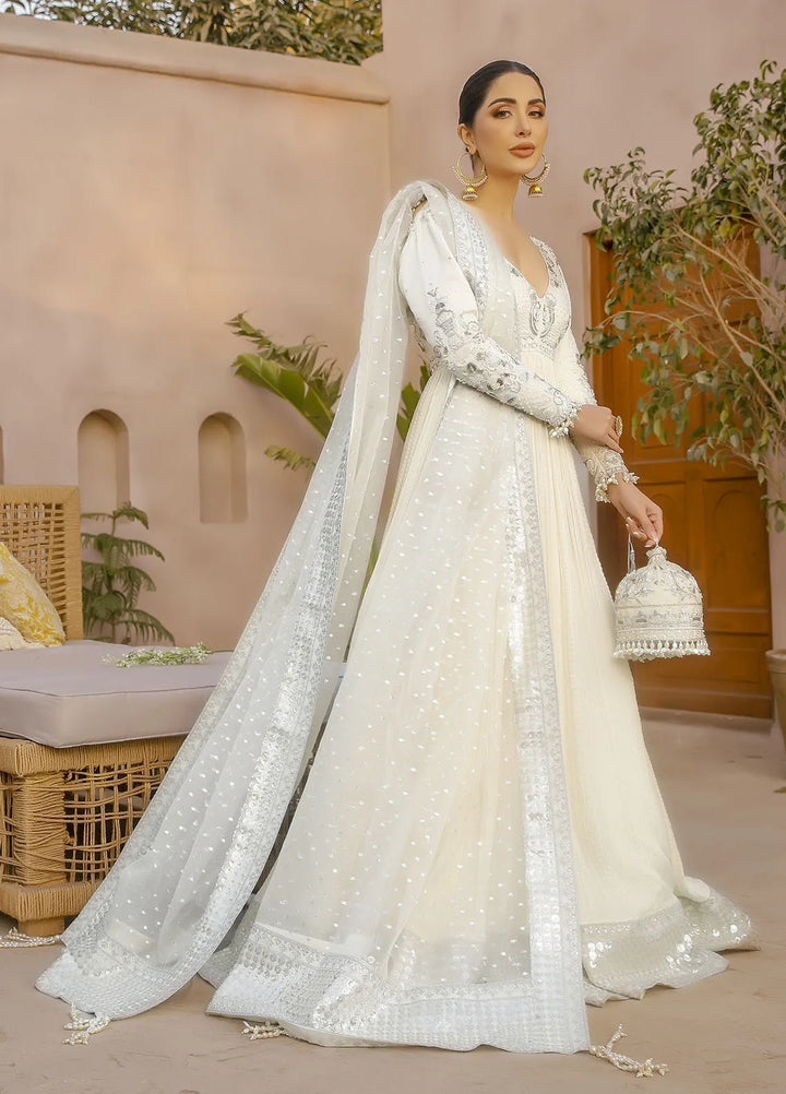 Arif Ashraf Pret Embroidered Crush Silk 3 Piece Suit AJR