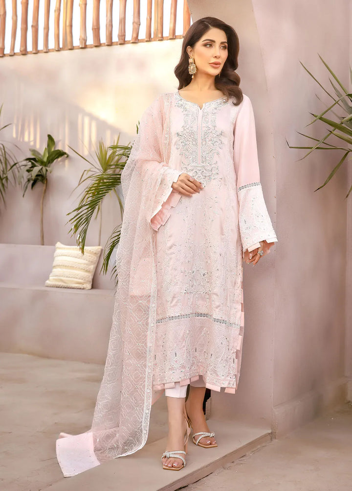 Arif Ashraf Pret Embroidered Raw Silk 3 Piece Suit Alakh