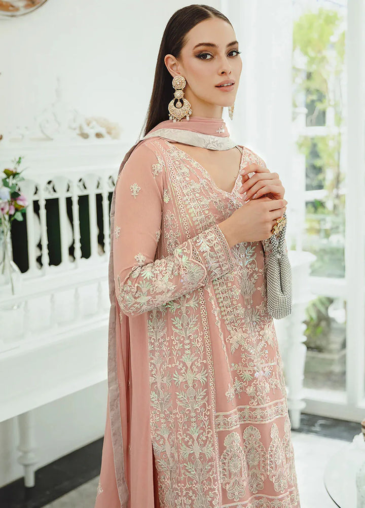 Ariya By Maryum N Maria Embroidered Chiffon Suit Unstitched 3 Piece MNM24A 503 Negar - Formals Collection