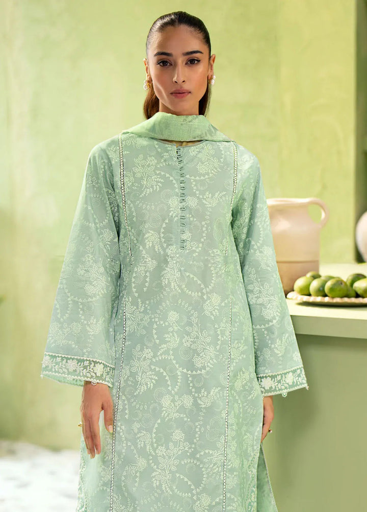 Artisan by Seran Embroidered Lawn Suit Unstitched 3 Piece SRN25A D-04 Lagune - Summer Collection
