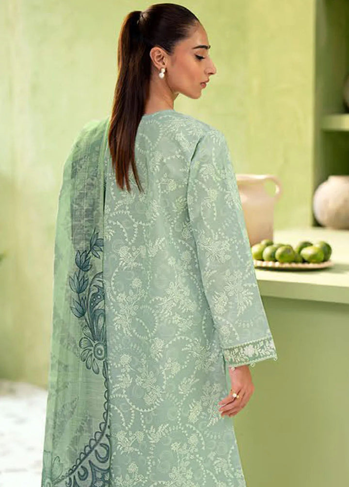 Artisan by Seran Embroidered Lawn Suit Unstitched 3 Piece SRN25A D-04 Lagune - Summer Collection