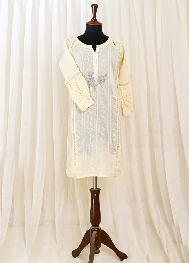 Artistic Wear Pret Cotton Kurti Daisy Dusky