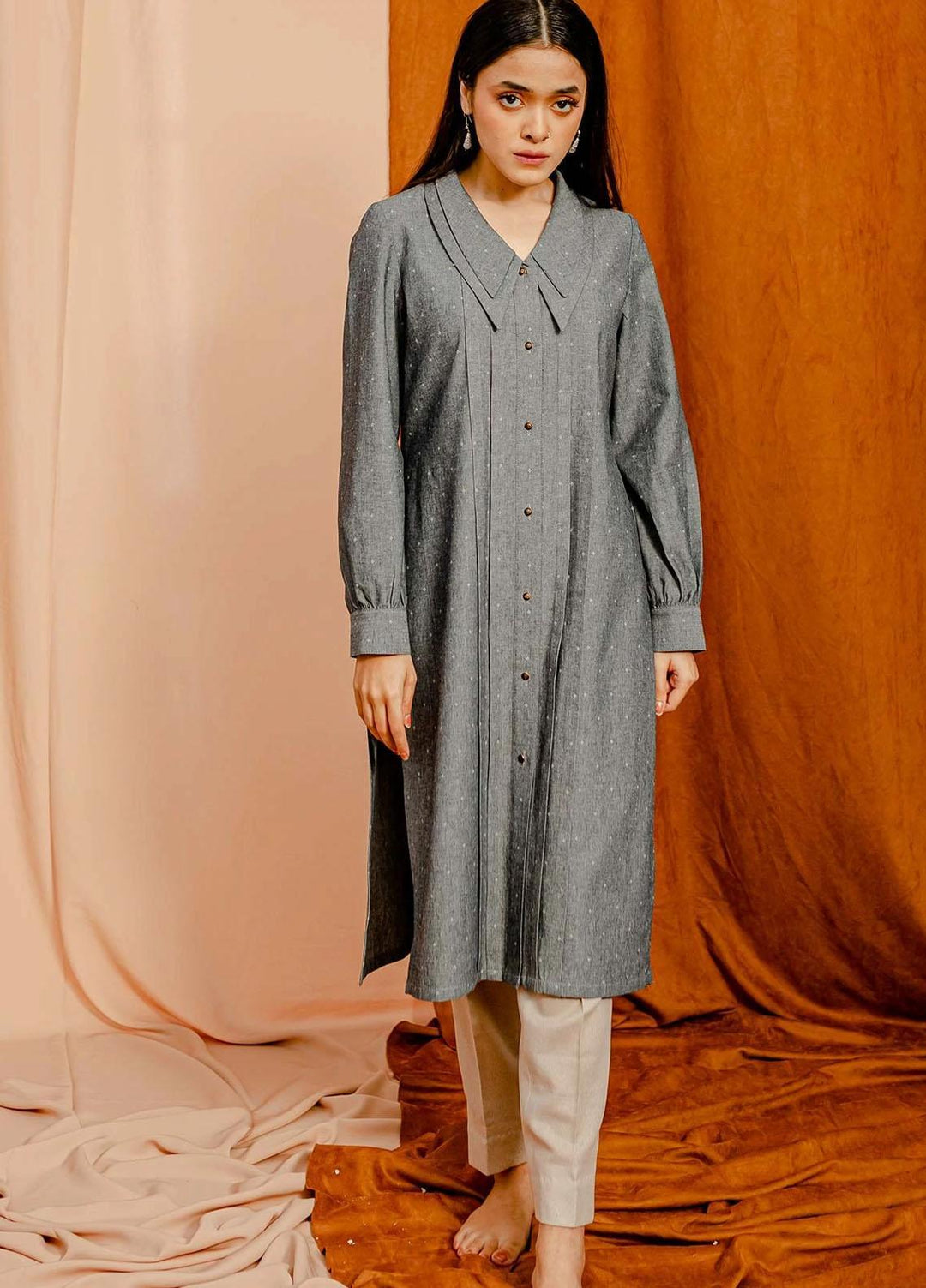 Arz Pret Denim Shirt AS04 Smoke