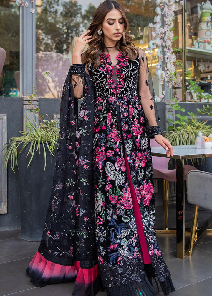 Asifa & Nabeel Embriodered Velvet Suits Unstitched 3 Piece AN21AI FM-03 TABBIR - Luxury Formals Collection