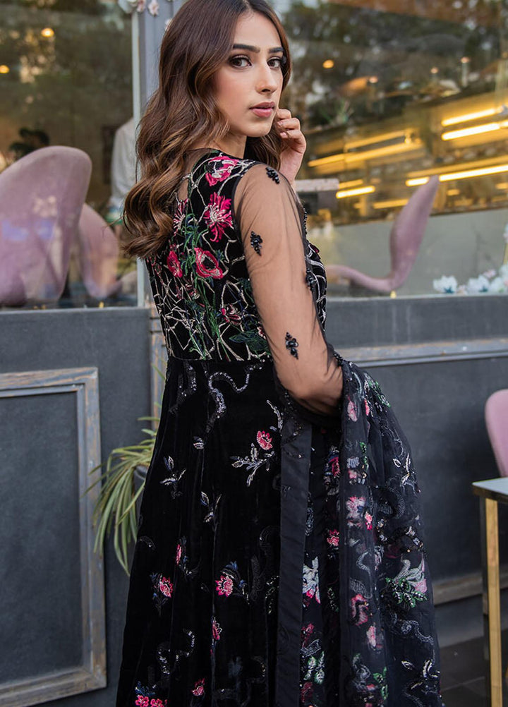 Asifa & Nabeel Embriodered Velvet Suits Unstitched 3 Piece AN21AI FM-03 TABBIR - Luxury Formals Collection