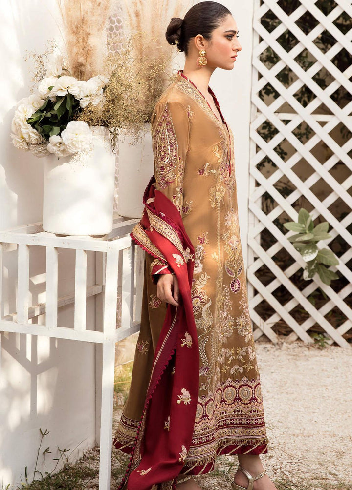 Asifa & Nabeel Embroidered Velvet Suits Unstitched 3 Piece AN22V VC-02 - Luxury Collection