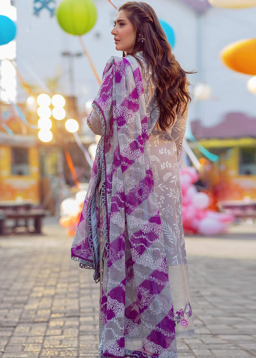 Lilibet By Asifa & Nabeel Embroidered Lawn Suits Unstitched 3 Piece AN22L (SL-09) Ellie - Spring / Summer Collection