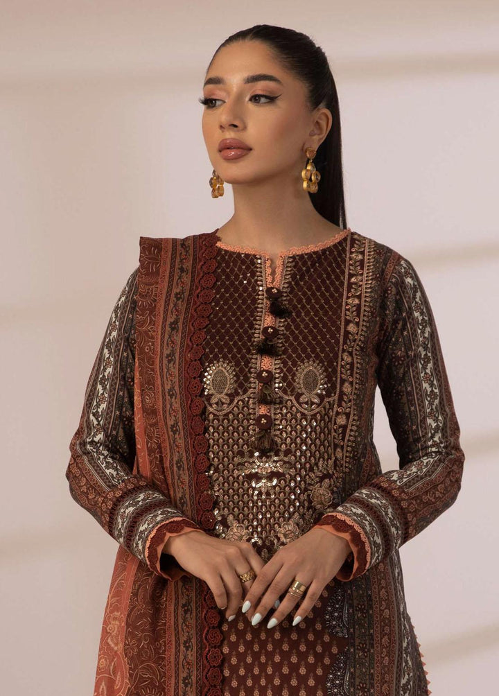 Asim Jofa Embroidered Cambric Suits Unstitched 3 Piece AJ23BP AJBP-06 - Summer Collection