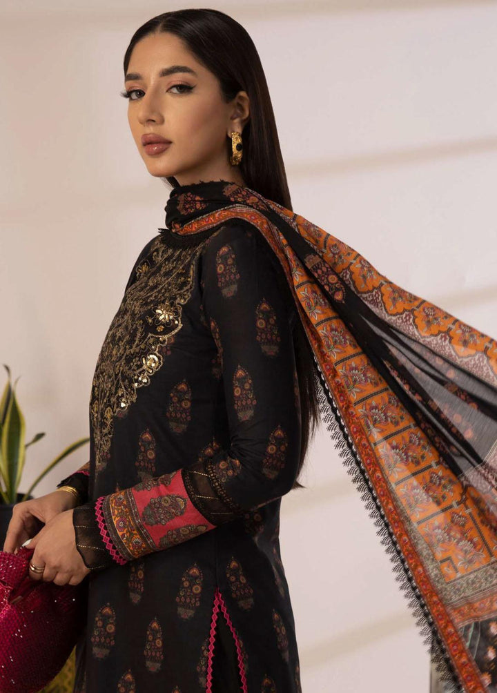 Asim Jofa Embroidered Cambric Suits Unstitched 3 Piece AJ23BP AJBP-09 - Summer Collection