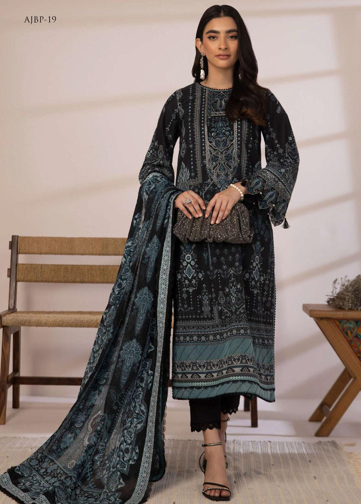 Asim Jofa Printed Cambric Suits Unstitched 2 Piece AJ23BP AJBP-19 - Summer Collection