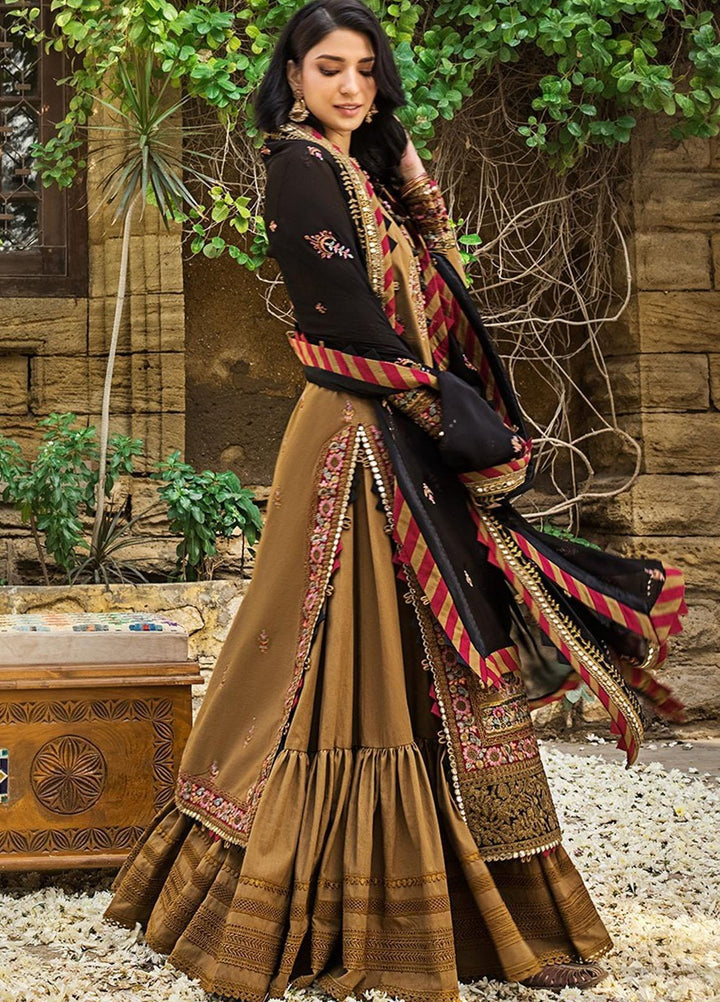 Asim Jofa Embroidered Lawn Suits Unstitched 3 Piece AJ23EL AJLR-09 - Luxury Lawn Collection