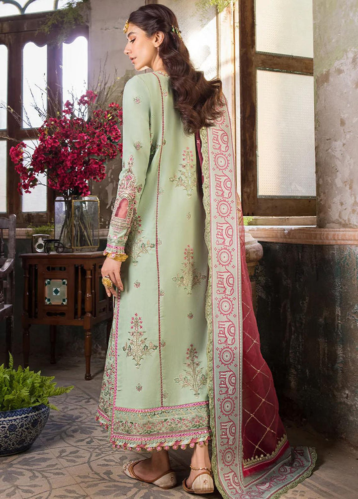 Asim Jofa Embroidered Lawn Suits Unstitched 3 Piece AJ23EL AJLR-10 - Luxury Lawn Collection