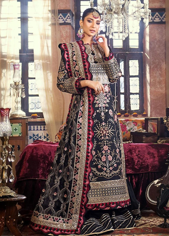 Asim Jofa Embroidered Lawn Suits Unstitched 3 Piece AJ23EL AJLR-17 - Luxury Lawn Collection