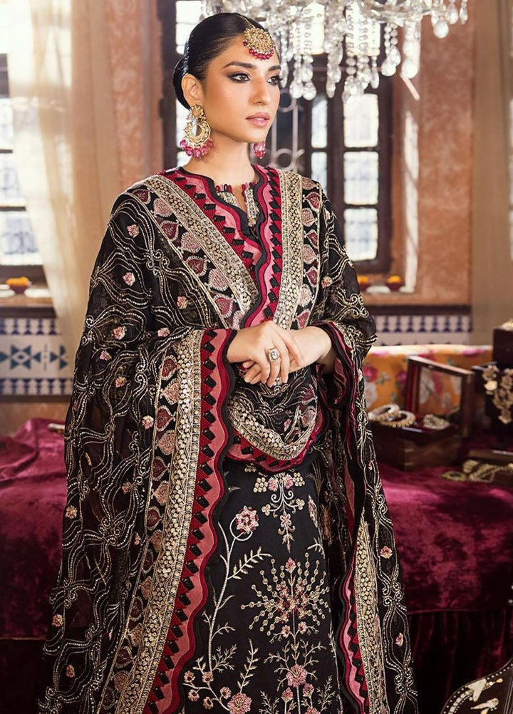 Asim Jofa Embroidered Lawn Suits Unstitched 3 Piece AJ23EL AJLR-17 - Luxury Lawn Collection