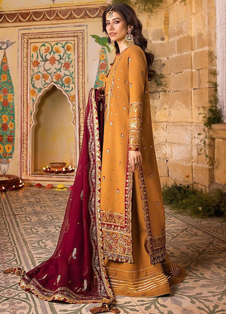 Asim Jofa Embroidered Lawn Suits Unstitched 3 Piece AJ23EL AJLR-20 - Luxury Lawn Collection