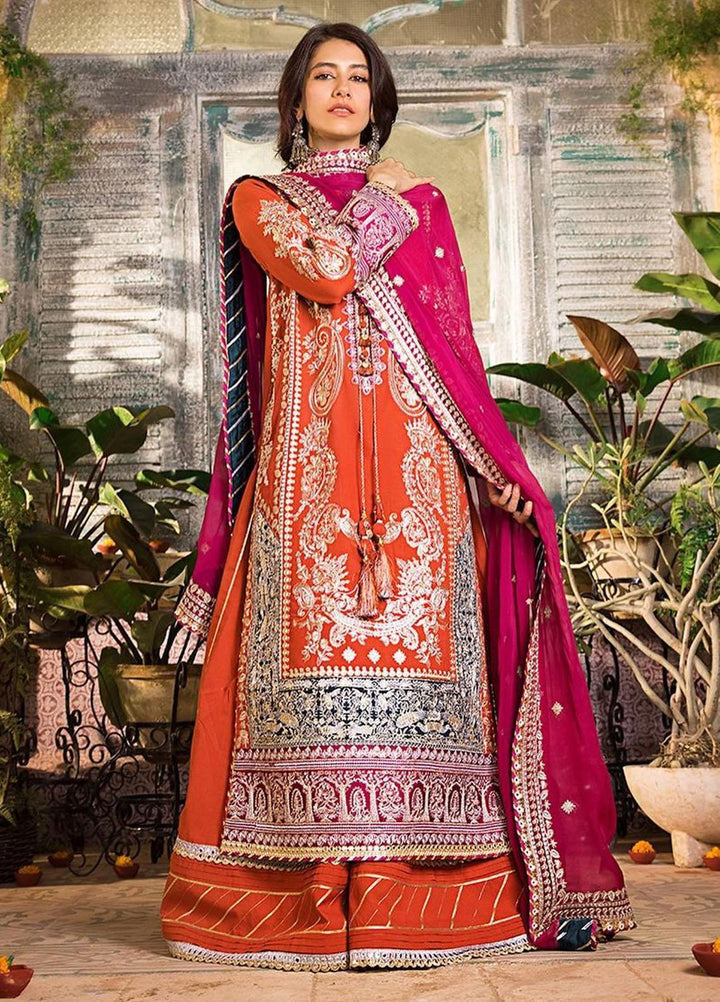 Asim Jofa Embroidered Lawn Suits Unstitched 3 Piece AJ23EL AJLR-22 - Luxury Lawn Collection
