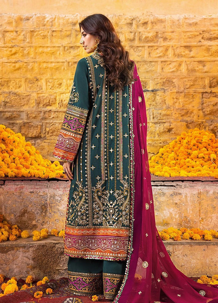 Asim Jofa Embroidered Lawn Suits Unstitched 3 Piece AJ23EL AJLR-25 - Luxury Lawn Collection