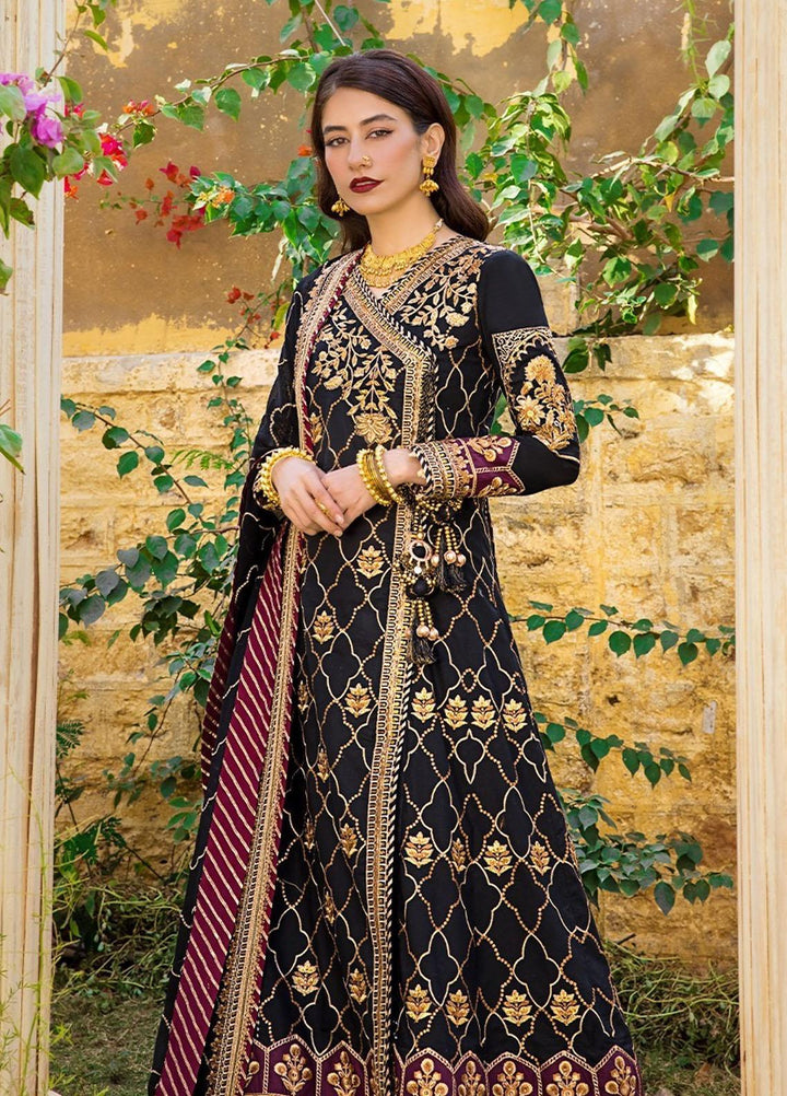 Asim Jofa Embroidered Lawn Suits Unstitched 3 Piece AJ23EL AJLR-29 - Luxury Lawn Collection
