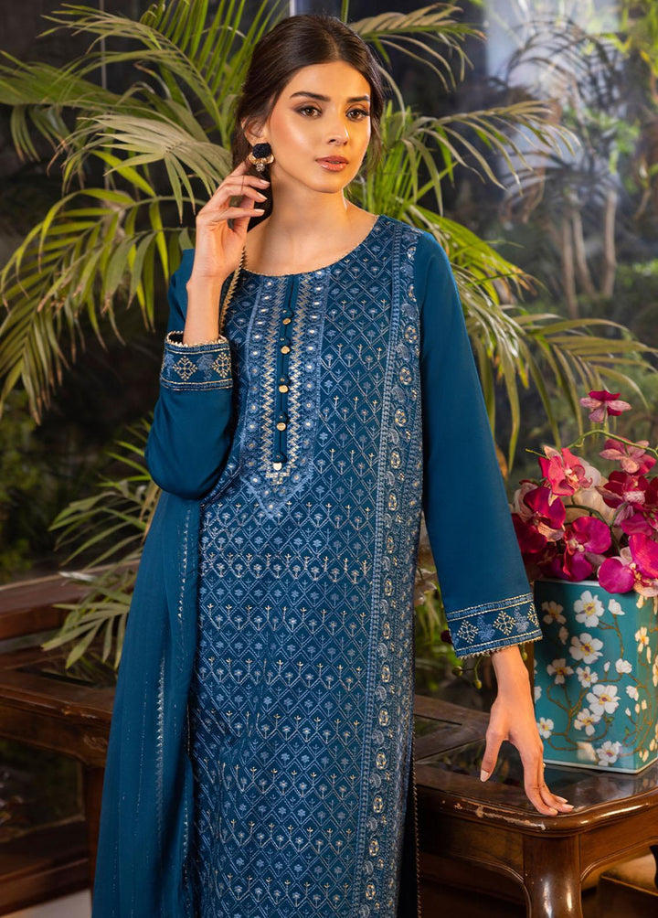 Essential By Asim Jofa Embroidered Cambric Suits Unstitched 3 Piece AJ23EE AJPE-07 - Eid Collection