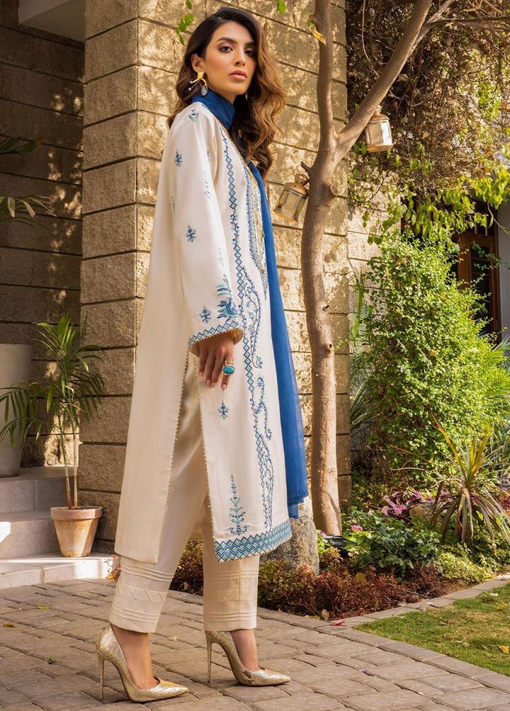 Essential By Asim Jofa Embroidered Cambric Suits Unstitched 3 Piece AJ23EE AJPE-09 - Eid Collection