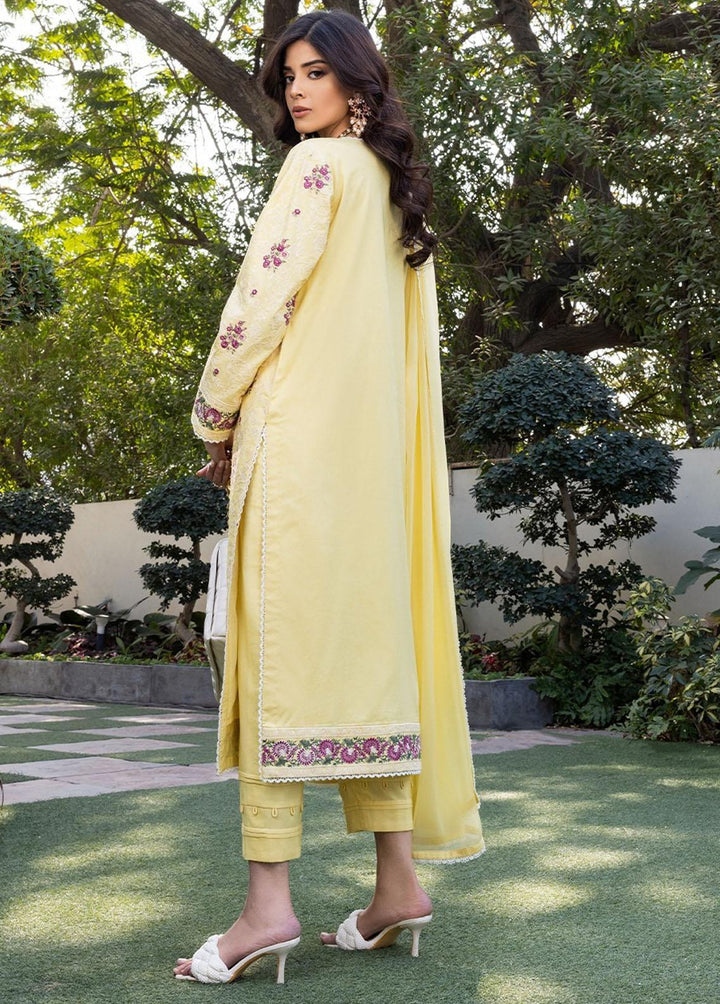 Essential By Asim Jofa Embroidered Cambric Suits Unstitched 3 Piece AJ23EE AJPE-10 - Eid Collection