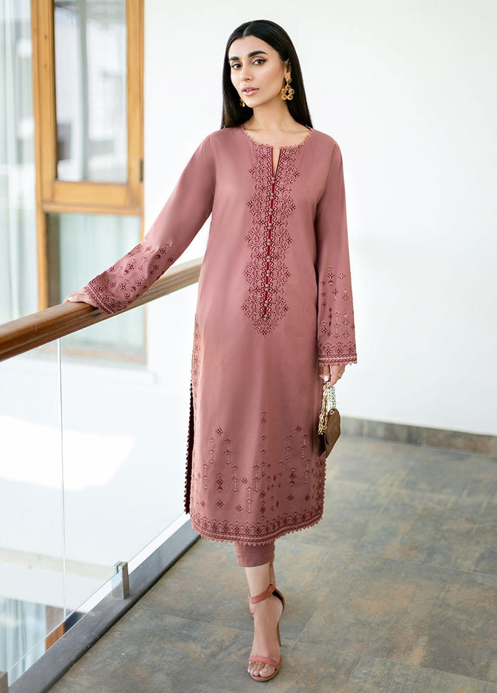 Essential By Asim Jofa Embroidered Cambric Suits Unstitched 2 Piece AJ23EE AJPE-11 - Eid Collection