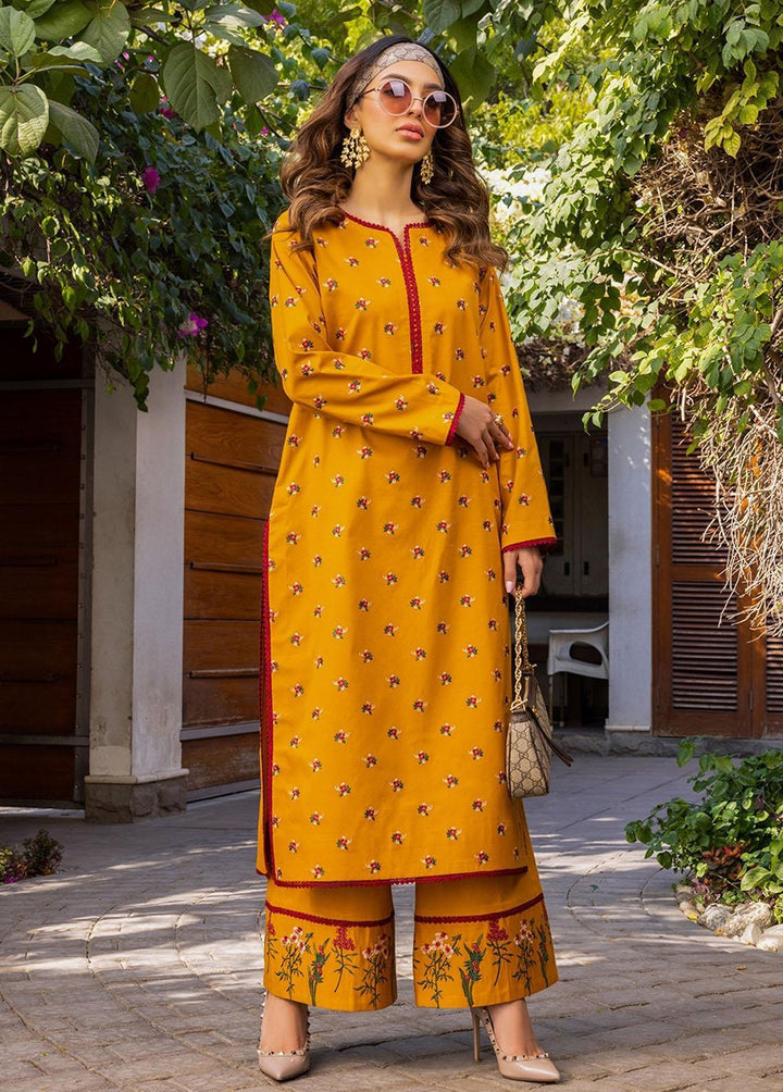 Essential By Asim Jofa Embroidered Cambric Suits Unstitched 2 Piece AJ23EE AJPE-12 - Eid Collection