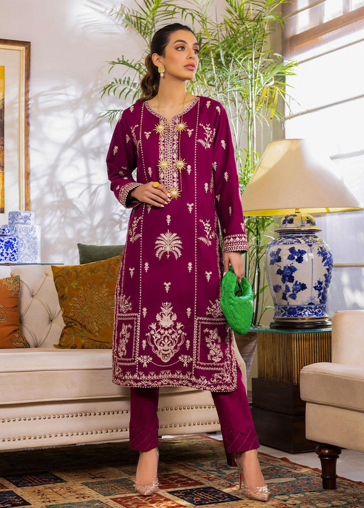 Essential By Asim Jofa Embroidered Cambric Suits Unstitched 2 Piece AJ23EE AJPE-18 - Eid Collection