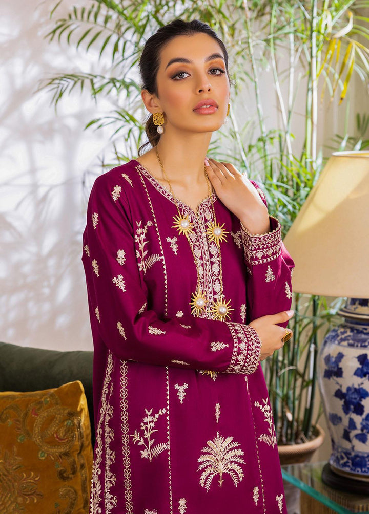 Essential By Asim Jofa Embroidered Cambric Suits Unstitched 2 Piece AJ23EE AJPE-18 - Eid Collection