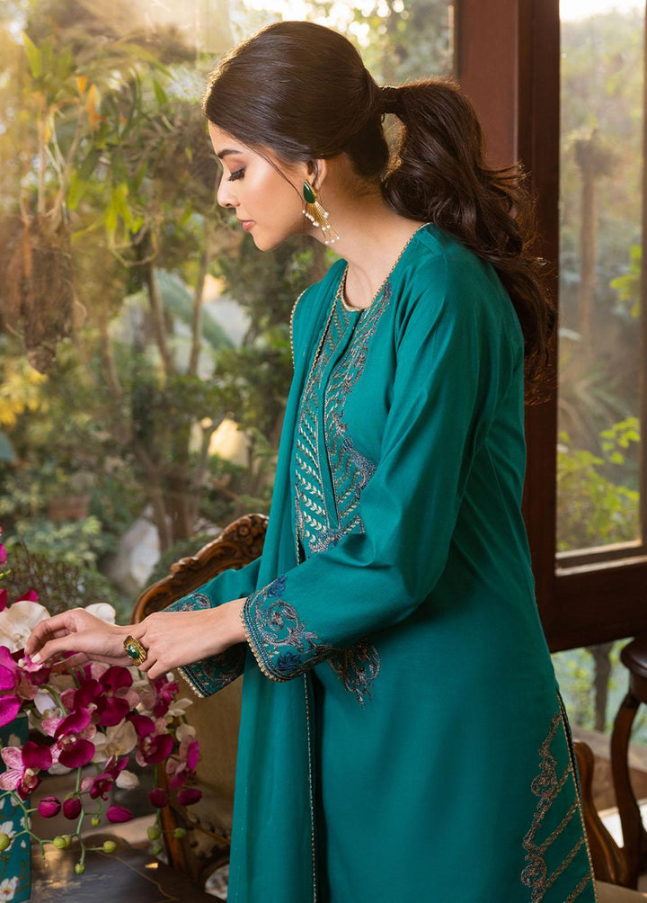 Essential By Asim Jofa Embroidered Cambric Suits Unstitched 3 Piece AJ23EE AJPE-19 - Eid Collection