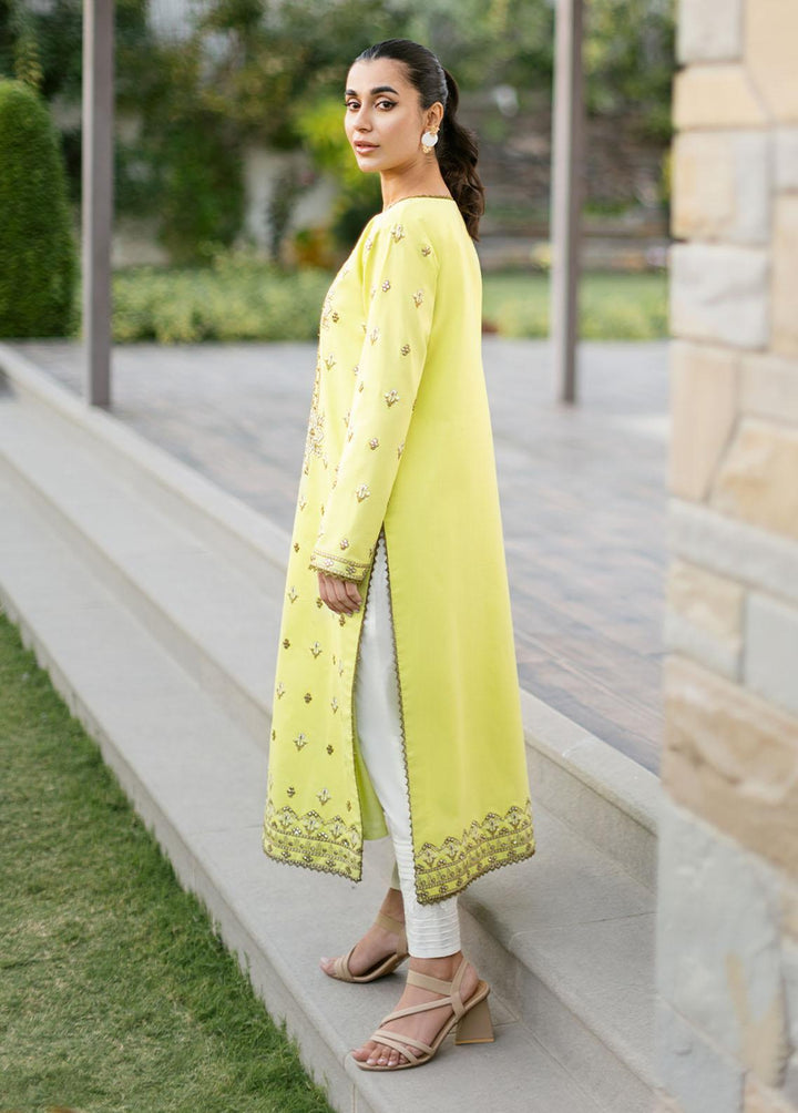 Essential By Asim Jofa Embroidered Cambric  Unstitched Kurti AJ23EE AJPE-20 - Eid Collection