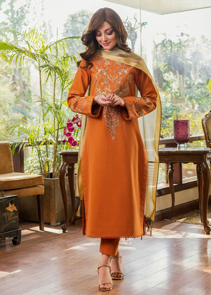 Essential By Asim Jofa Embroidered Cambric Suits Unstitched 2 Piece AJ23EE AJPE-33 - Eid Collection